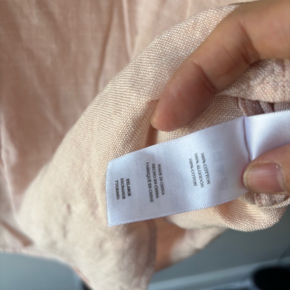 Rails‎ WYATT Ebi Shirt Orange Collared Light 100% Cotton Button-DownSz XXL $128 - Picture 6 of 6